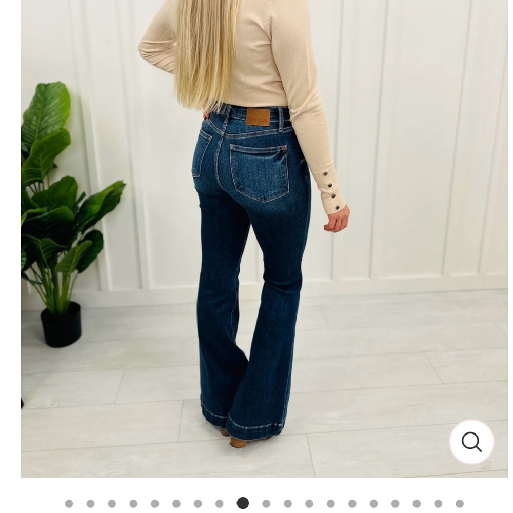 New with tags Judy Blue Trouser flare jeans size 5 (fits size 6) - Picture 2 of 2